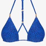 Tita Blue Shaye T-Back Bikini Top - Blue - Simply Beach UK