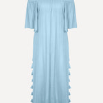 Off The Shoulder Dress - Ice Blue - Simply Beach UK