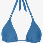 Cave Paula Tri Bikini Top - Blue - Simply Beach UK