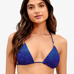 Tita Blue Shaye T-Back Bikini Top - Blue - Simply Beach UK