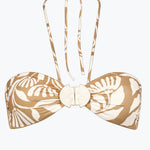 Watercult Coastal Bohemia Bandeau Bikini Top - Sand Cotton - Simply Beach UK