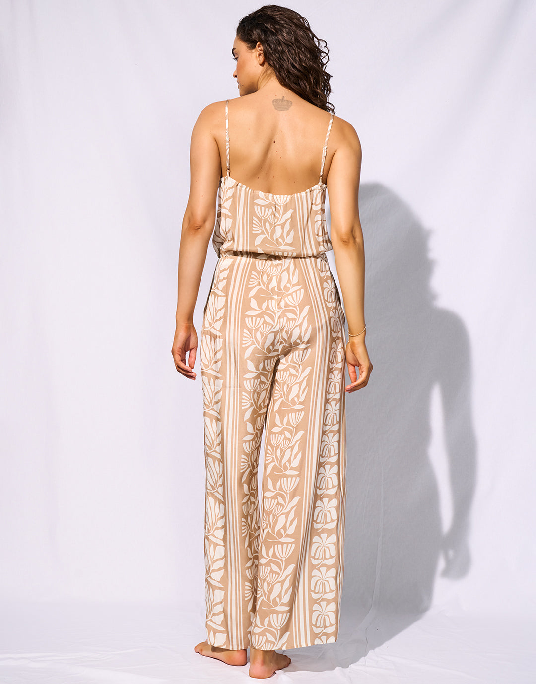 Coastal Bohemia Jumpsuit - Sand Cotton - Simply Beach UK