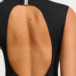 Collective Cap Sleeved Swimsuit - Black - Simply Beach UK