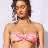 Sunhaze Dreams Twist Bandeau Bikini Top - Solar Energy - Simply Beach UK