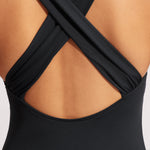 Collective Cross Back Swimsuit - Black - Simply Beach UK