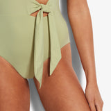 Active One Shoulder Swimsuit - Pear - Simply Beach UK