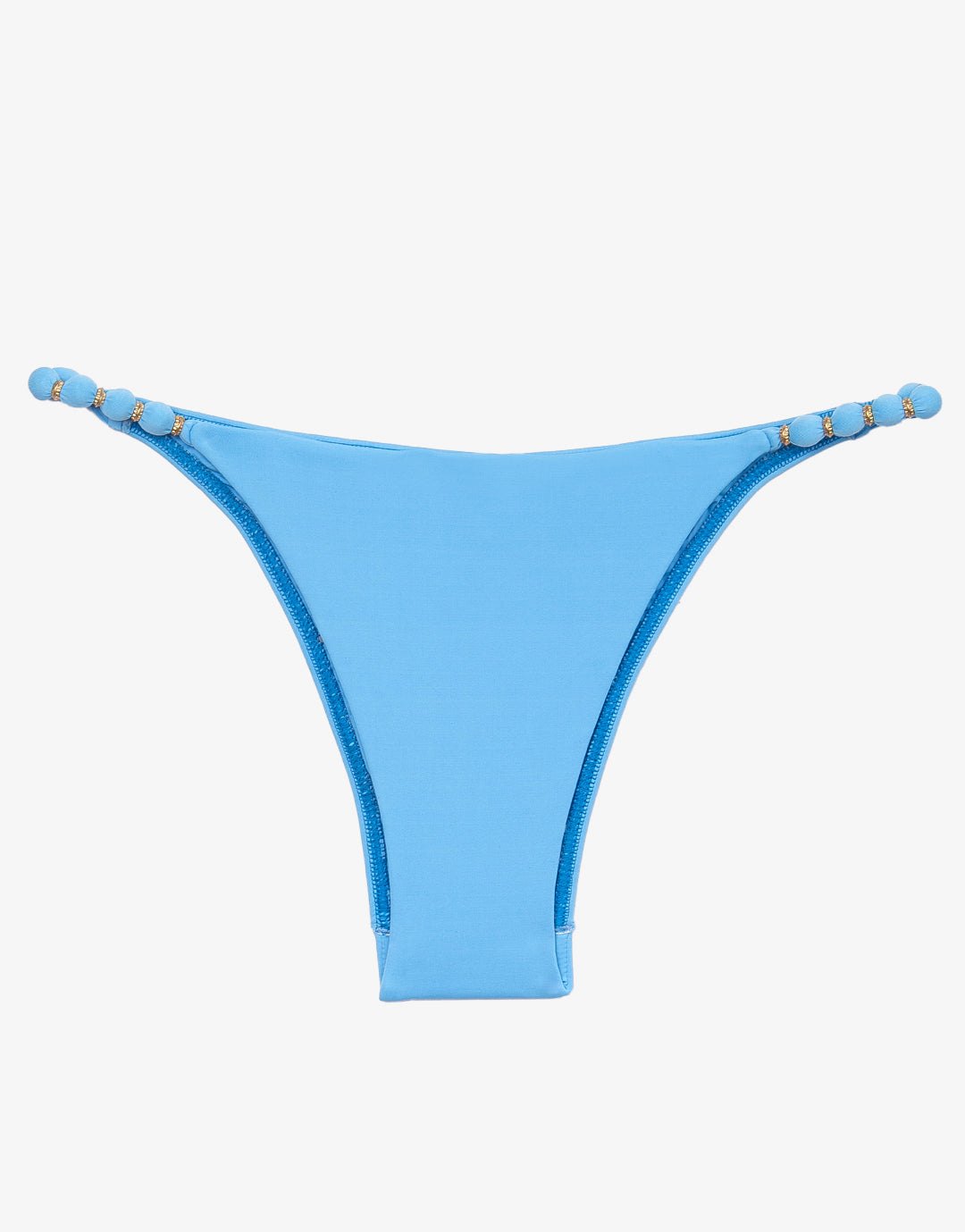 Zen Beads Brazilian Bikini Pant - Blue - Simply Beach UK