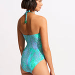 Sea Skin Bandeau Swimsuit - Vivid Green - Simply Beach UK