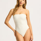 Daydreamer DD Bandeau Swimsuit - Vanilla - Simply Beach UK