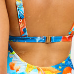 Aquarius Square Neck Swimsuit - Turquoise - Simply Beach UK