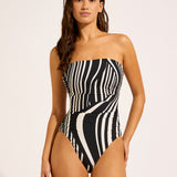 Coastline DD Bandeau Swimsuit - Black - Simply Beach UK
