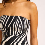 Coastline DD Bandeau Swimsuit - Black - Simply Beach UK