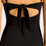 Collective Multi Fit Square Neck Swimsuit - Black - Simply Beach UK