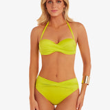 Ceylan Twist Front Bikini Pant - Lima - Simply Beach UK