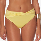 Ceylan Underwired Twist Bandeau Bikini Set - Yellow - Simply Beach UK