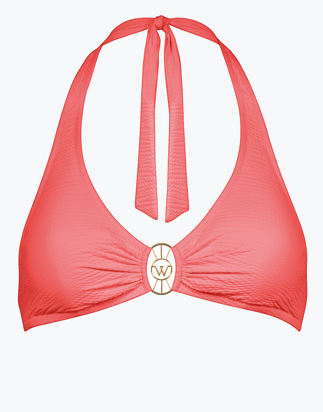 Watercult Suntouched Solids Halter Bikini Top - Juicy - Simply Beach UK