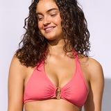 Watercult Suntouched Solids Halter Bikini Top - Juicy - Simply Beach UK