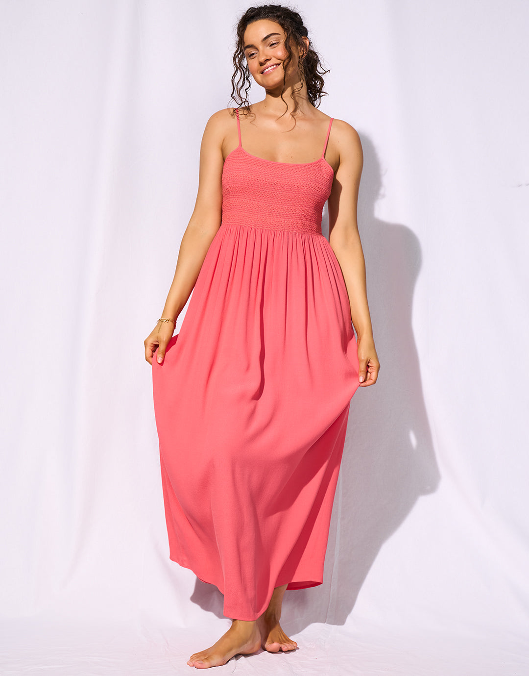 Watercult Suntouched Solids Strappy Dress - Juicy - Simply Beach UK