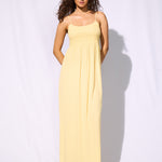 Watercult Suntouched Solids Strappy Dress - Lemony - Simply Beach UK