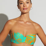 Palma Bandeau Bikini Set - Green - Simply Beach UK