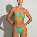 Palma Bandeau Bikini Set - Green - Simply Beach UK