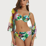 Tropic Underwired Balcony Bikini Set - Tropical - Simply Beach UK
