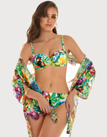 Jungle Underwired Balcony Bikini Set - Jungle Print - Simply Beach UK