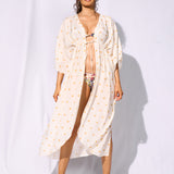 Treasured Trove Buttoned Dress - Sunny Cloud - Simply Beach UK