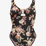 Deep Jungle Swimsuit - Dark Tropics - Simply Beach UK