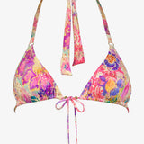 Ornament Drift Triangle Bikini Top - Summer Indulgence