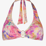 Ornament Drift Halter Bikini Top - Summer Indulgence
