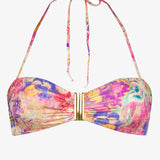 Ornament Drift Bandeau Bikini Top - Summer Indulgence