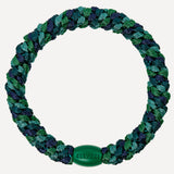 Original Hair Tie - Navy and Forest Green Stripe