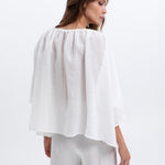 Greek Archaic Kori Grape Top - White and Champagne - Simply Beach UK