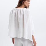Greek Archaic Kori Grape Top - White and Champagne - Simply Beach UK