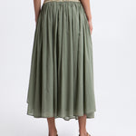 Greek Archaic Kori New Triangle Skirt - Sage and Gold - Simply Beach UK