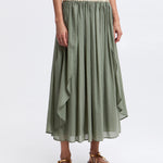 Greek Archaic Kori New Triangle Skirt - Sage and Gold - Simply Beach UK