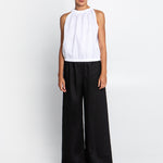 Greek Archaic Kori Classic Linen Top - White - Simply Beach UK