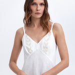 Greek Archaic Kori Ios Strappy Dress - White and Champagne - Simply Beach UK