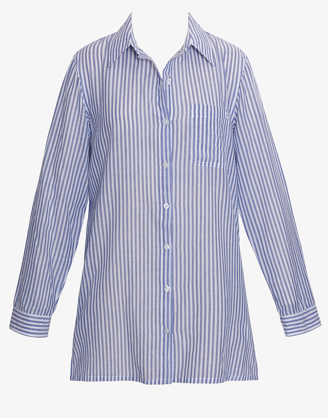 Camp Shirt - White Stripe - Simply Beach UK