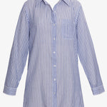 Camp Shirt - White Stripe - Simply Beach UK