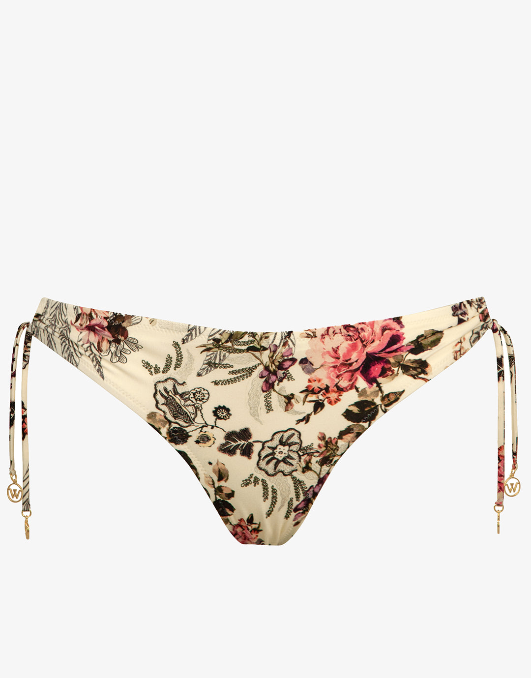 Secret Garden Looped Side Bikini Pant - Sunfaded Florals - Simply Beach UK