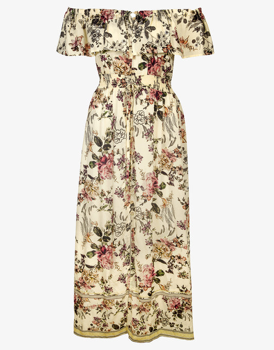 Secret Garden Off The Shoulder Dress - Simply Beach UK