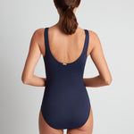 Beach Club Solids Ring OTS Underwired Swimsuit - Dark Navy - Simply Beach UK
