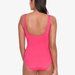 Beach Club Solids Ring OTS Swimsuit - Passionfruit - Simply Beach UK