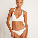 Santafe Maho Push Up Bikini Top - Ecru - Simply Beach UK