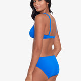 Beach Club Solids Ring OTS Bikini Top - Royal Blue - Simply Beach UK
