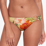 Island Tropical Rattan Ring Bikini Pant - Print - Simply Beach UK