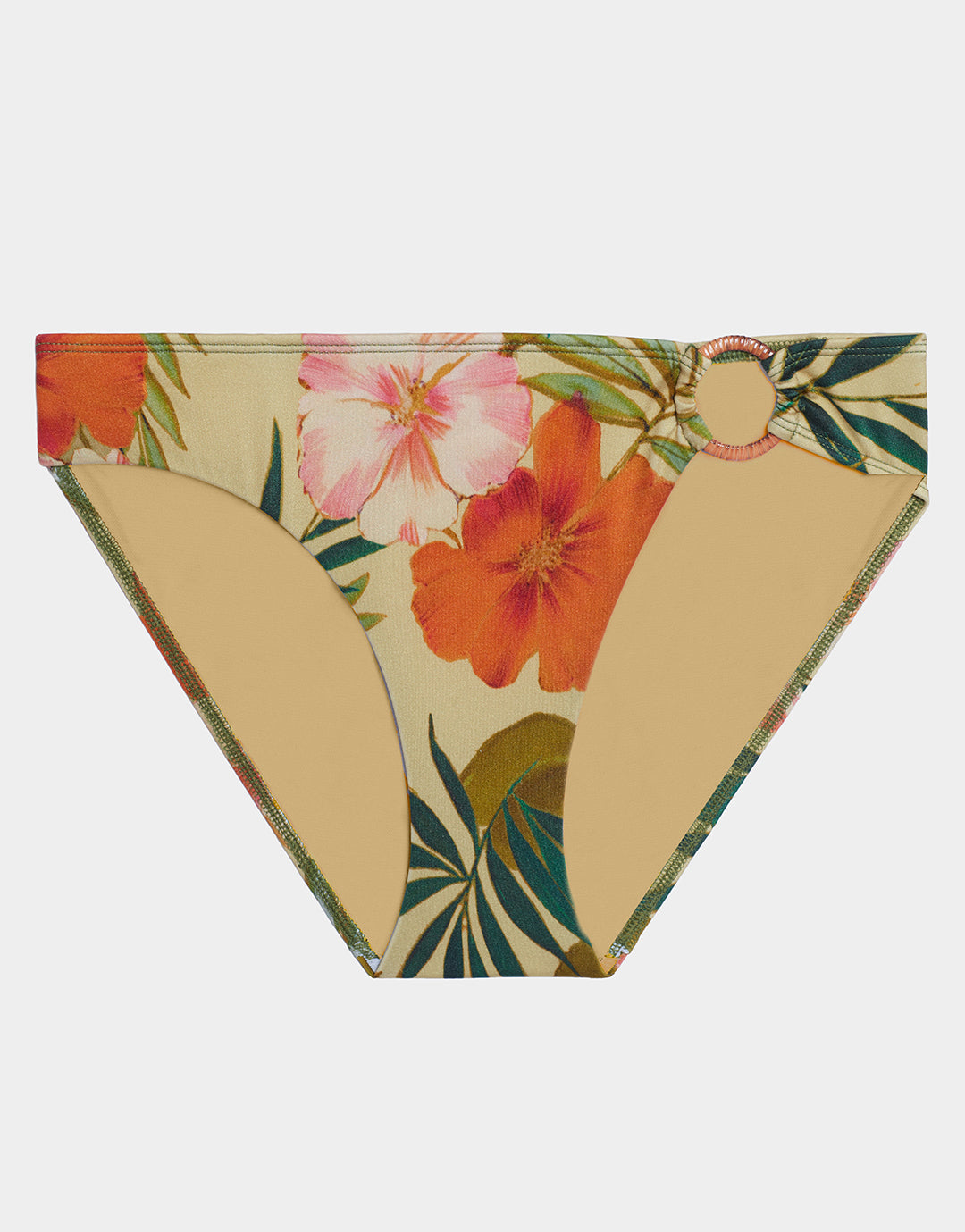 Island Tropical Rattan Ring Bikini Pant - Print - Simply Beach UK