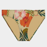 Island Tropical Rattan Ring Bikini Pant - Print - Simply Beach UK